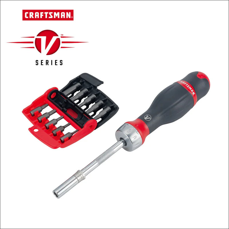 V-Series™ Ratcheting Screwdriver X-Tract Technology Bit Set (18 pc)