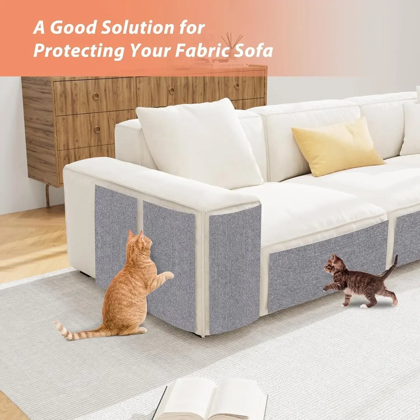 Self-Adhesive Cat Scratching Mat: Furniture Protection