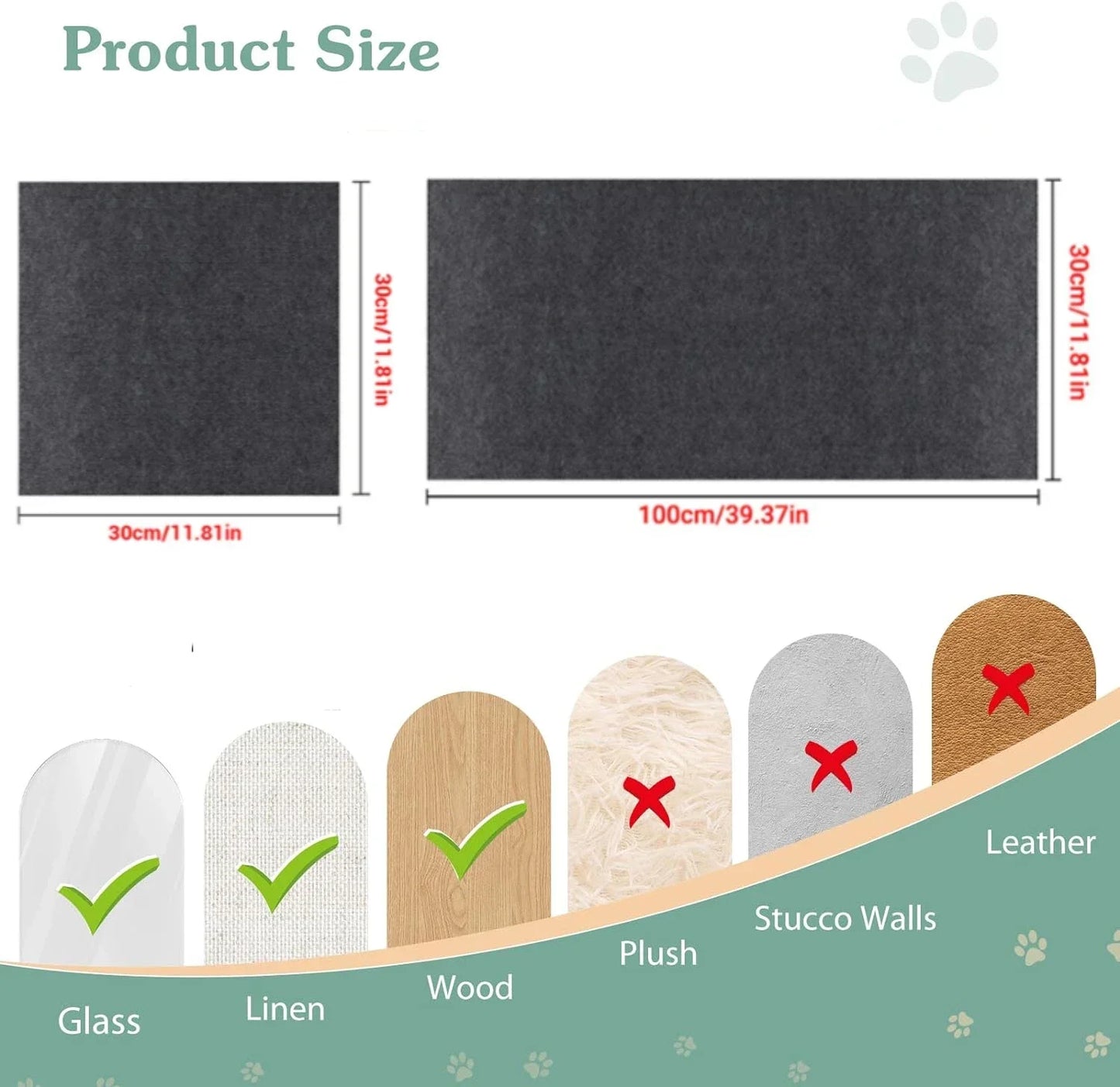 Self-Adhesive Cat Scratching Mat: Furniture Protection