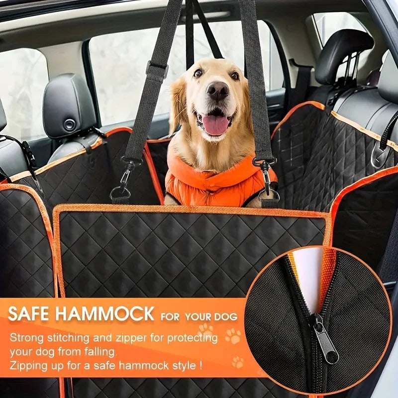 Waterproof Dog Car Seat Cover: Scratch-Resistant Hammock