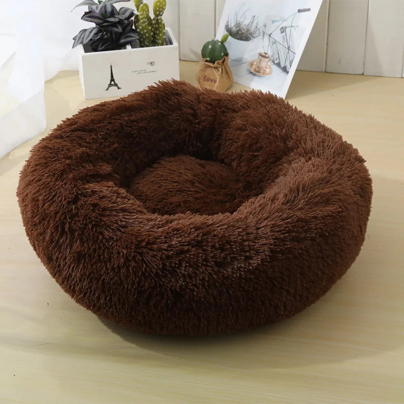 Plush Pet Bed: Warm, Washable, Universal Nest