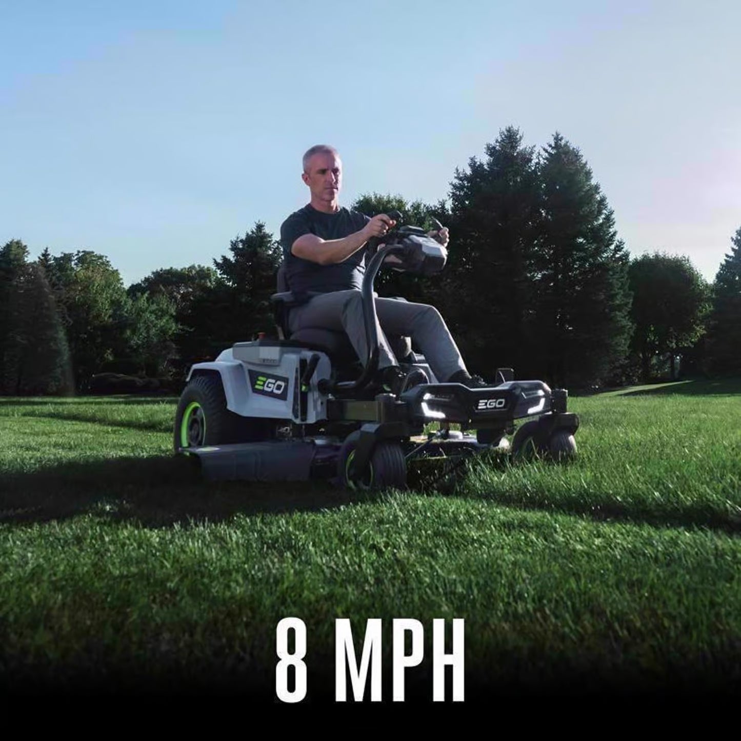 EGO Power+ Z6 ZT4205S 42″ 56V Zero Turn Mower Package – Includes 4×12.0Ah Batteries & Charger