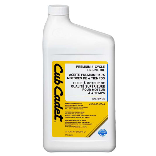 Cub Cadet SAE 10W-30 Engine Oil – 32 oz