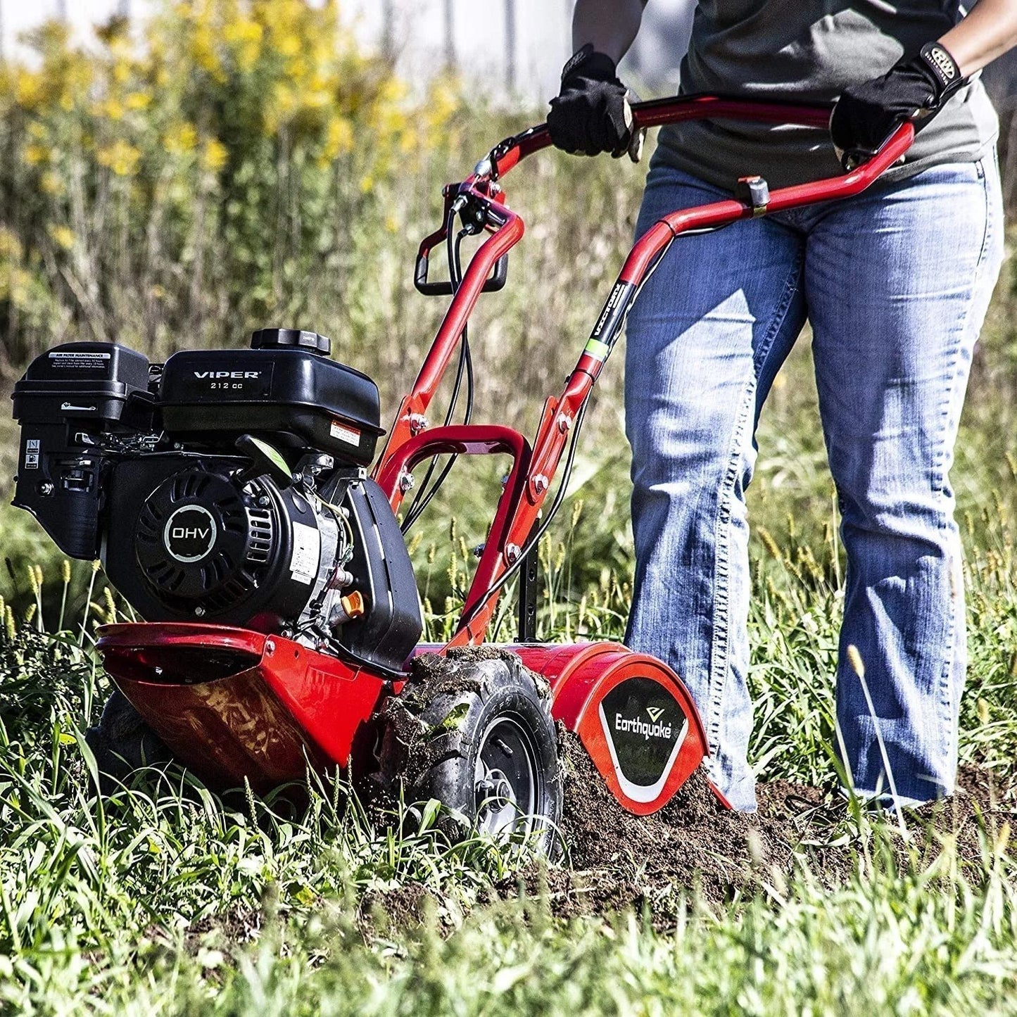 Earthquake Victory 33970 Rear Tine Tiller 212cc 4-Cycle Viper Engine