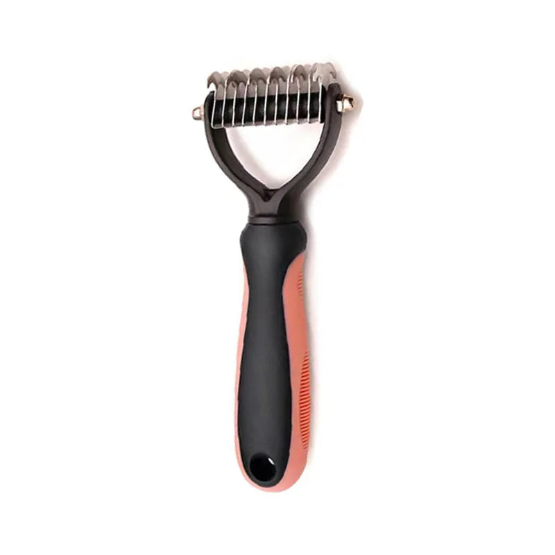 Dog & Cat Deshedding Brush: Pet Hair Remover