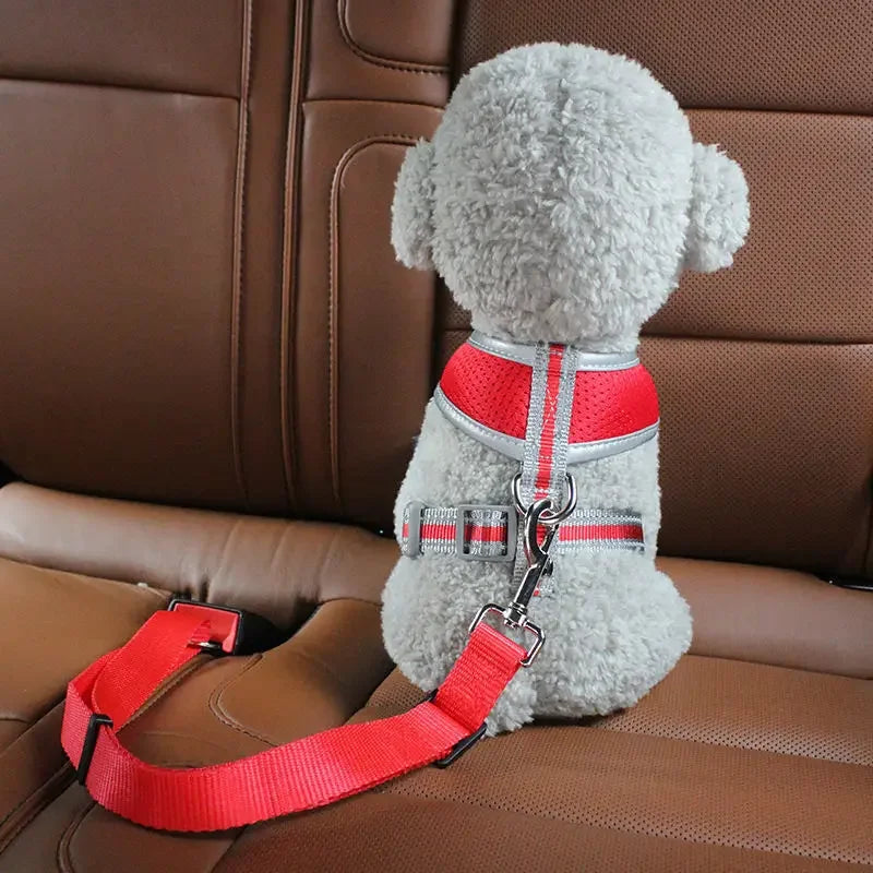 Dog Car Seat Belt: Travel Safety Harness Leash