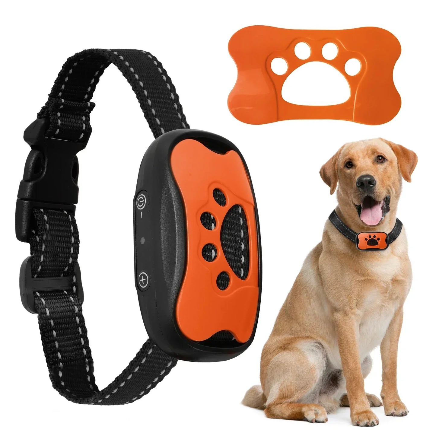 Pet Dog Anti Barking Device USB Rechargeable Dogs Training Collar ar