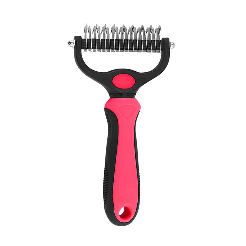 Dog & Cat Deshedding Brush: Pet Hair Remover