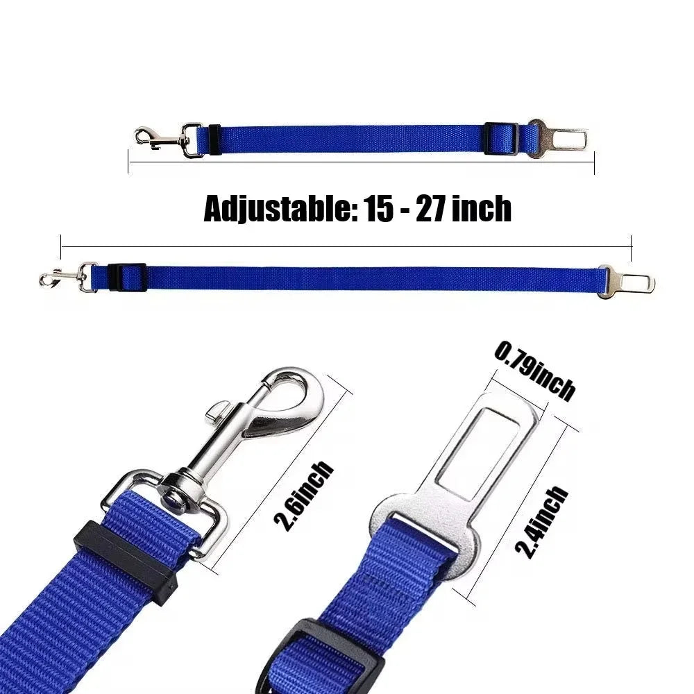 Dog Car Seat Belt: Travel Safety Harness Leash