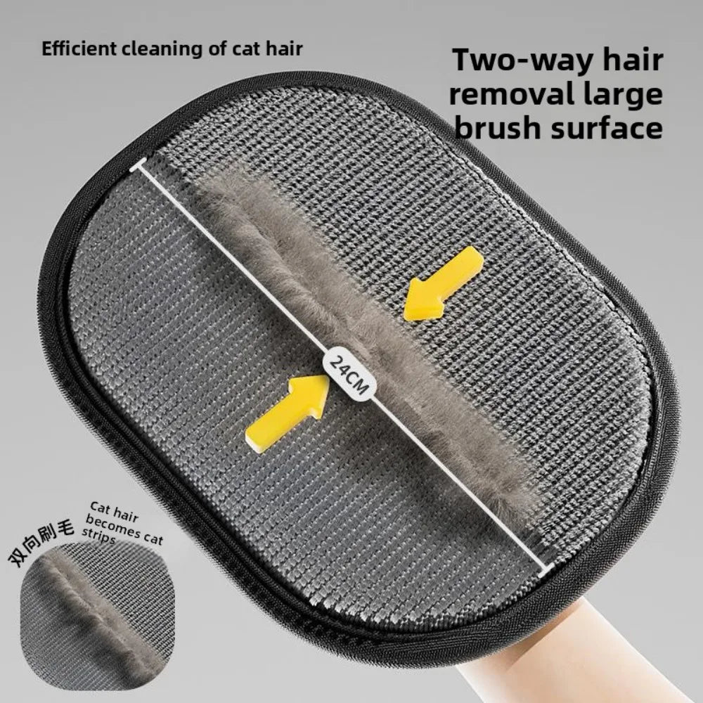 Pet Grooming Gloves: Cat & Dog Hair Remover