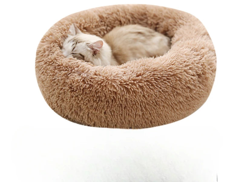 Plush Pet Bed: Warm, Washable, Universal Nest