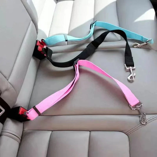 Dog Car Seat Belt: Travel Safety Harness Leash