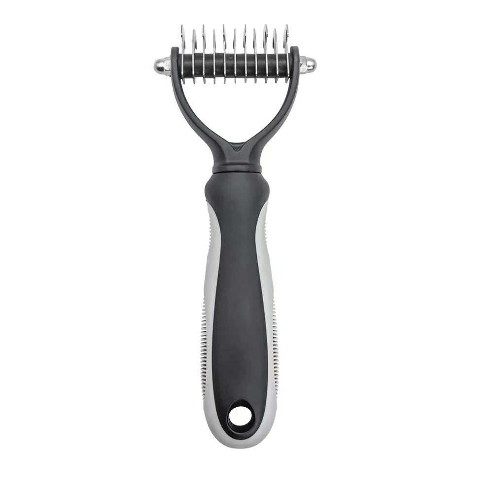 Dog & Cat Deshedding Brush: Pet Hair Remover
