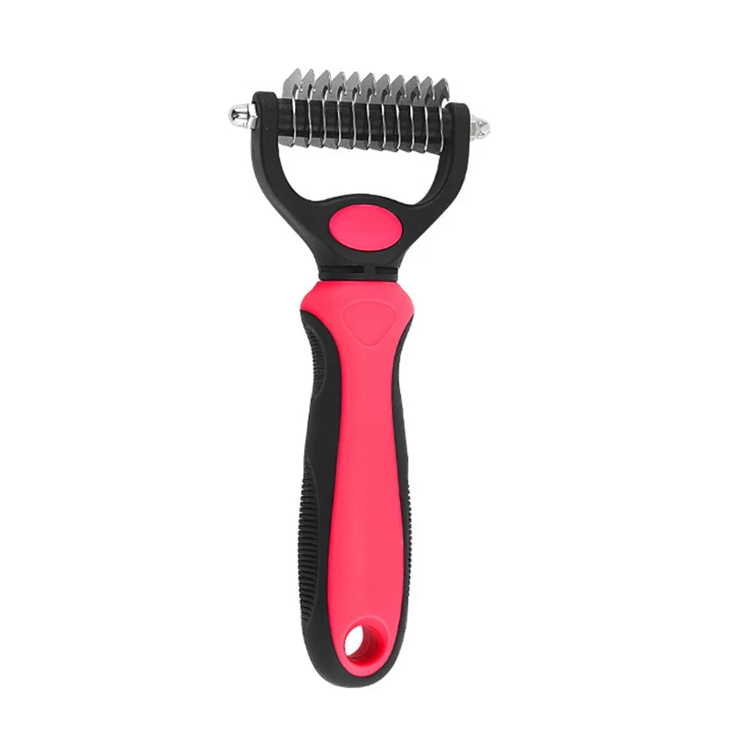 Dog & Cat Deshedding Brush: Pet Hair Remover