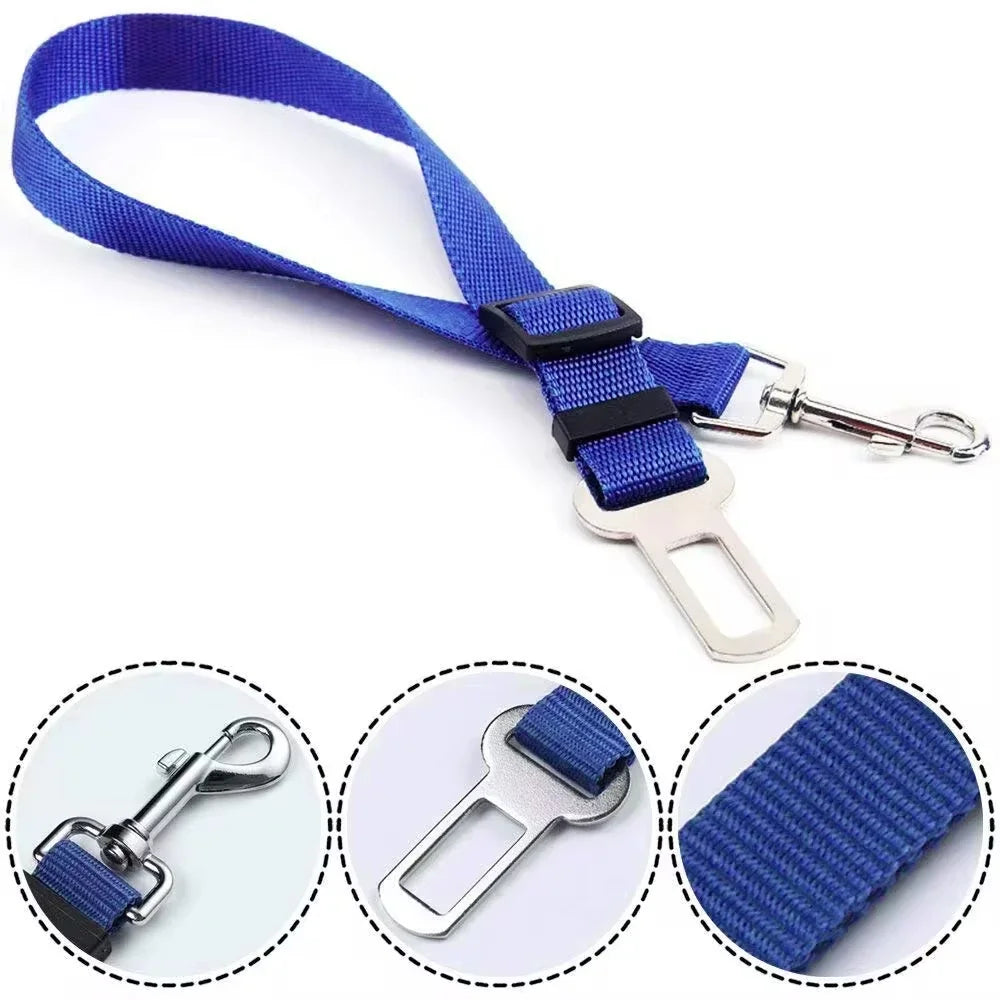 Dog Car Seat Belt: Travel Safety Harness Leash