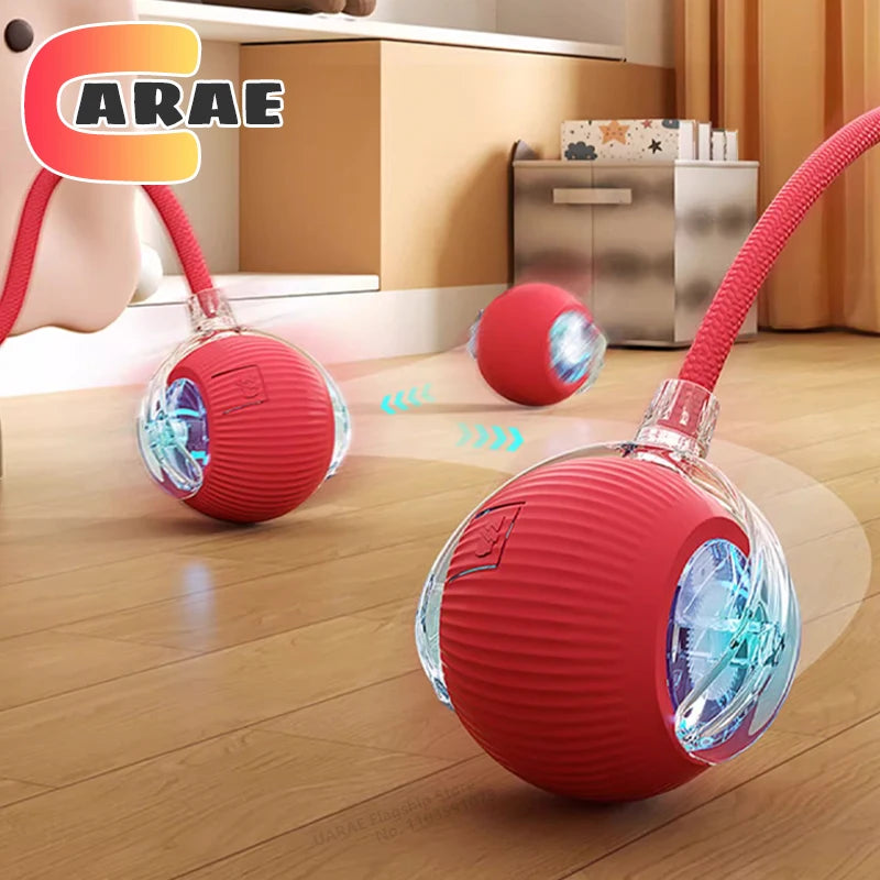 Automatic Rolling Cat Ball Toy: Rechargeable Smart Mouse
