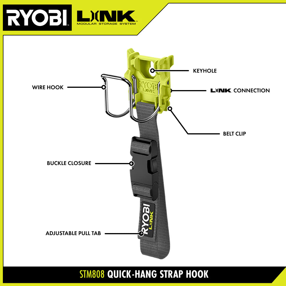 Ryobi Quick-Hang Strap Hook