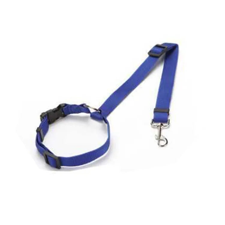 Solid Nylon Pet Safety Belt: Car Seat Leash