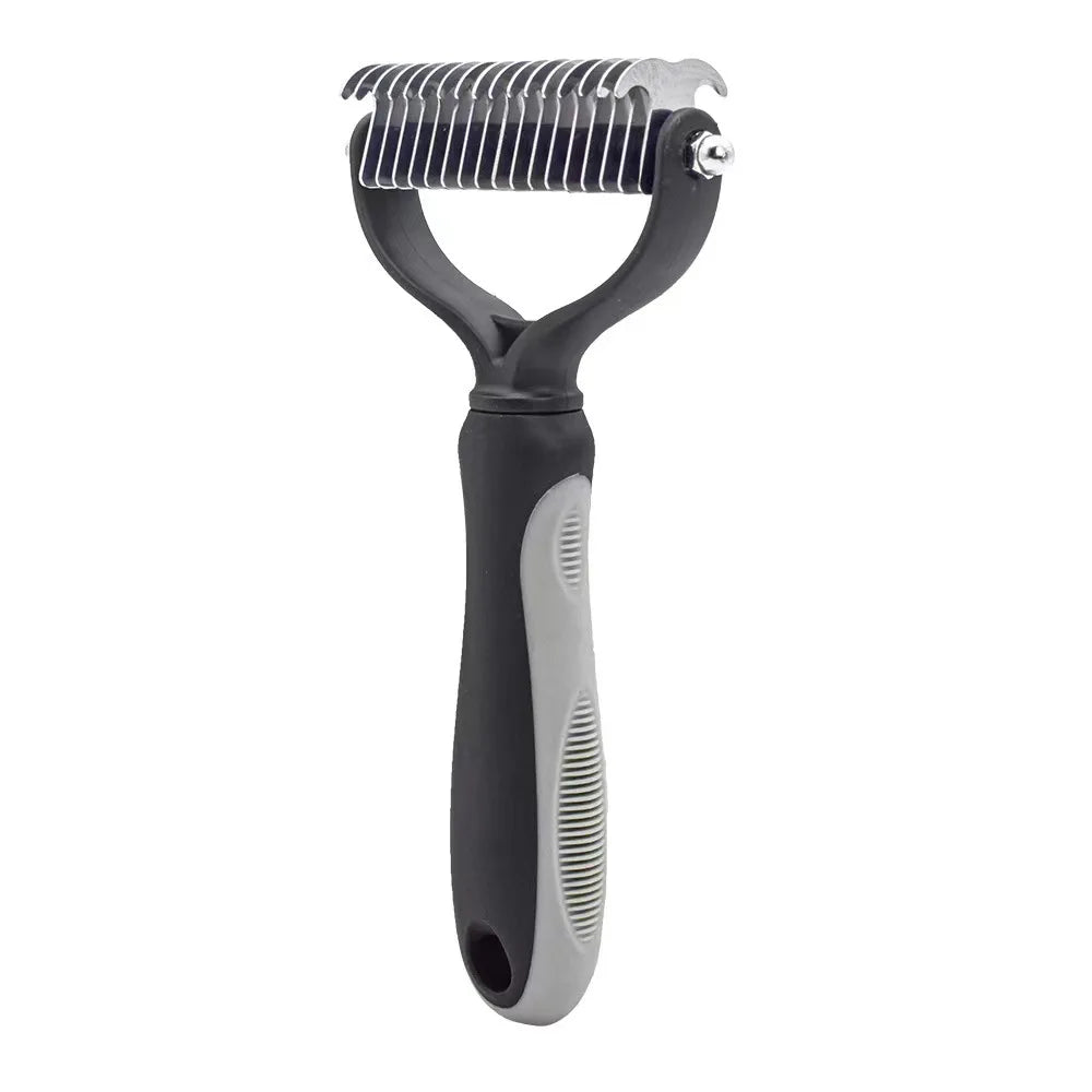 Dog & Cat Deshedding Brush: Pet Hair Remover